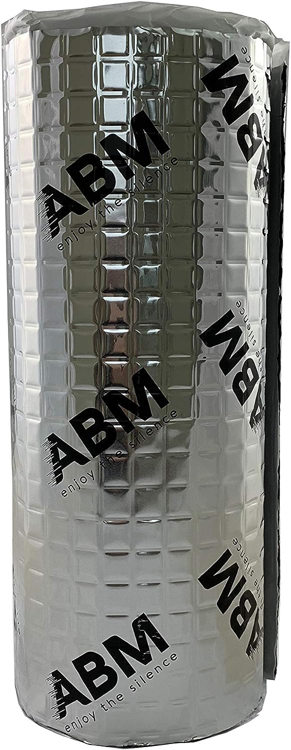 ABM 2 qm ALUBUTYL Globaler Produzent Dämmmatte selbstklebend Anti Dröhn Matte 40 cm x 5 Meter 400x50