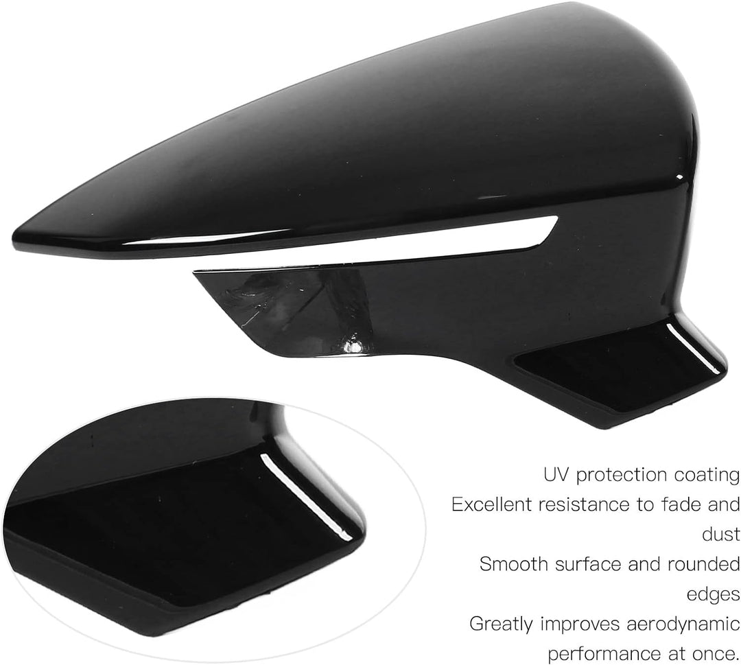 Zierleiste Aussenspiegelabdeckung Türspiegelkappe Paar Rückspiegelschutzabdeckungen Ersatz für SEAT