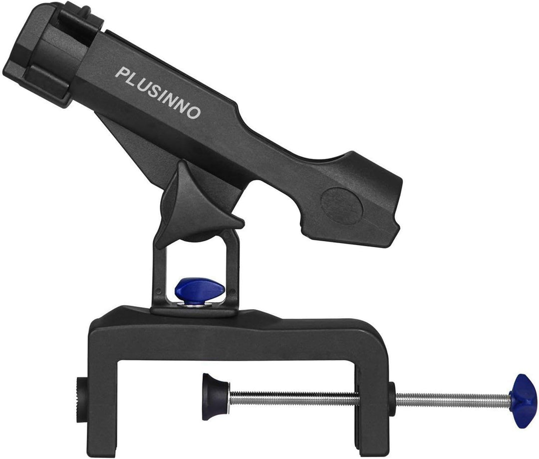 PLUSINNO Angelrutenhalter für Boote, Angelausrüstung mit vergrössertem Clip, innovatives Design in D