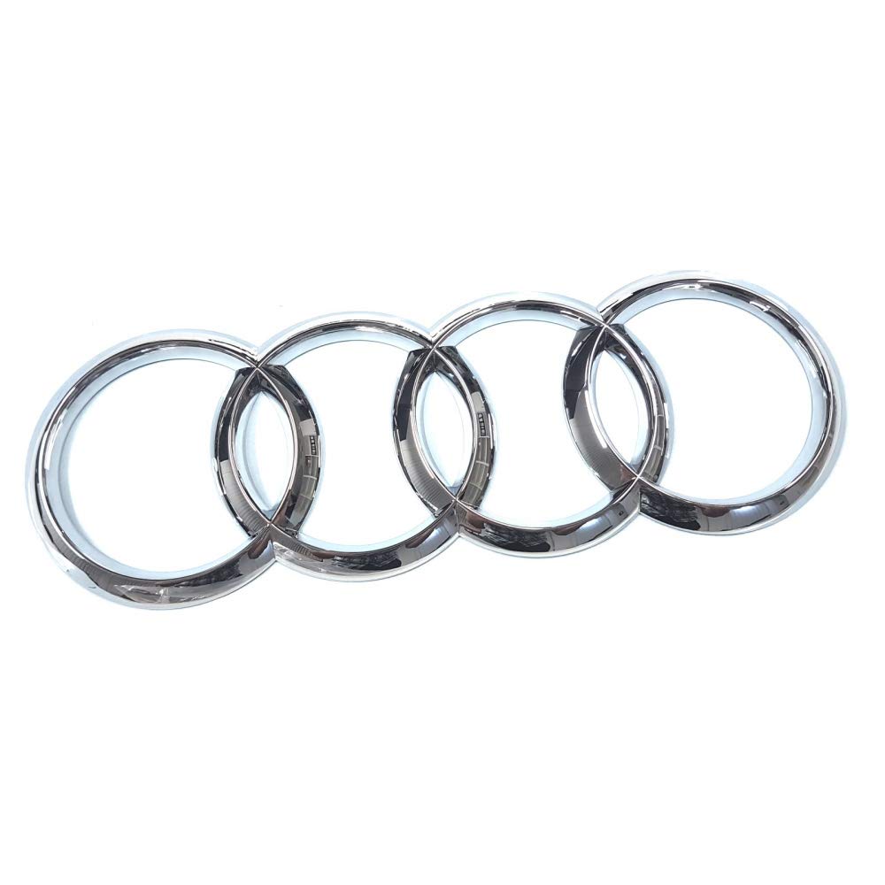 Audi 4G58537422ZZ Ringe Logo Zeichen Heckklappe Emblem chrom, nur Limousine