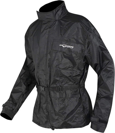 A-Pro Ganzkörper Wasserdicht Regenanzug Handschuhe Stiefel Motorradkombi Schwarz S S Schwarz, S Schw