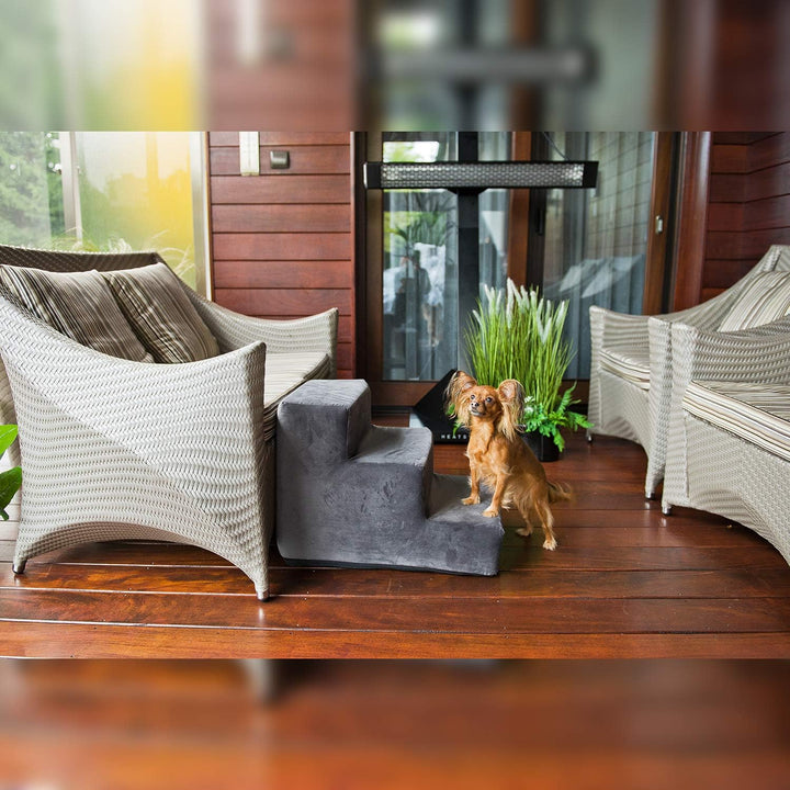 Hundetreppe 30 cm hoch | Katzentreppe Haustiertreppe | 3 Stufen | Hunde Katzen Haustier | für Bett u