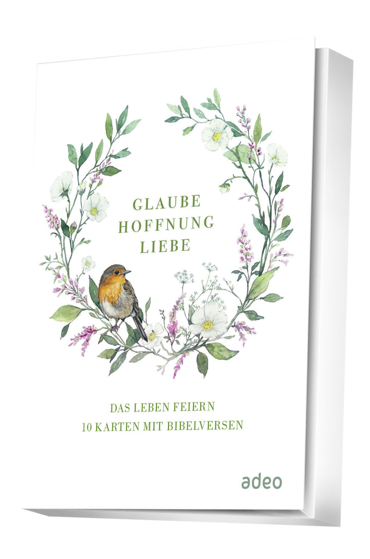 Glaube, Hoffnung, Liebe - Faltkarten-Set: Das Leben feiern - 10 Karten mit Bibelversen, Taschenbuch