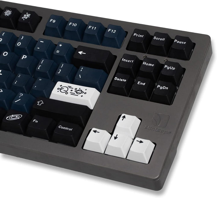 PBT Galaxy Tastenkappen 136 Tasten Dye-Sub Cherry Profile Blue Star Keycap Set Geeignet für 60/75/87