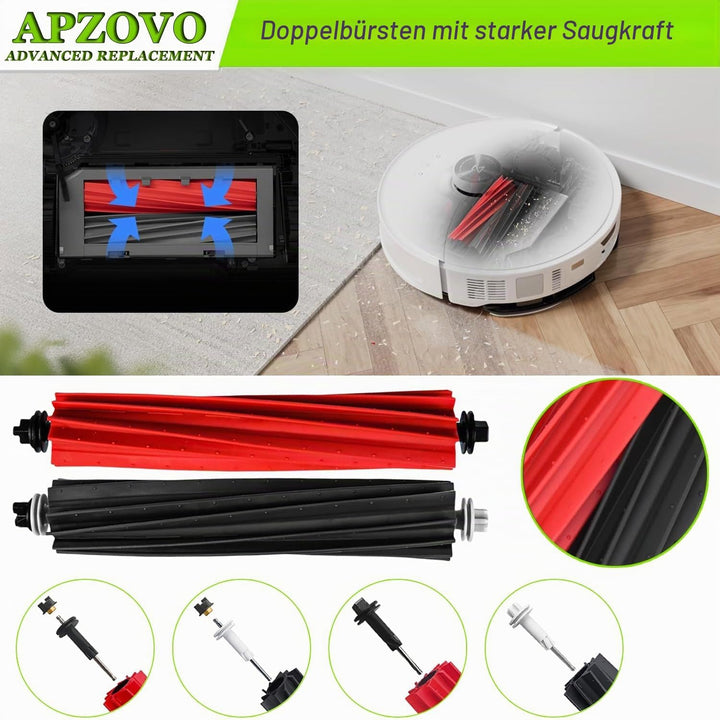 Zubehör für Roborock S8 S8 Plus S8 Pro Ultra, Ersatzteile Set für Roborock S8 S8+ S8 Pro Ultra, Zube