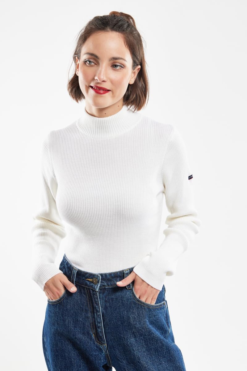 Armor Lux Damen Combourg Pullover 38 Milk, 38 Milk