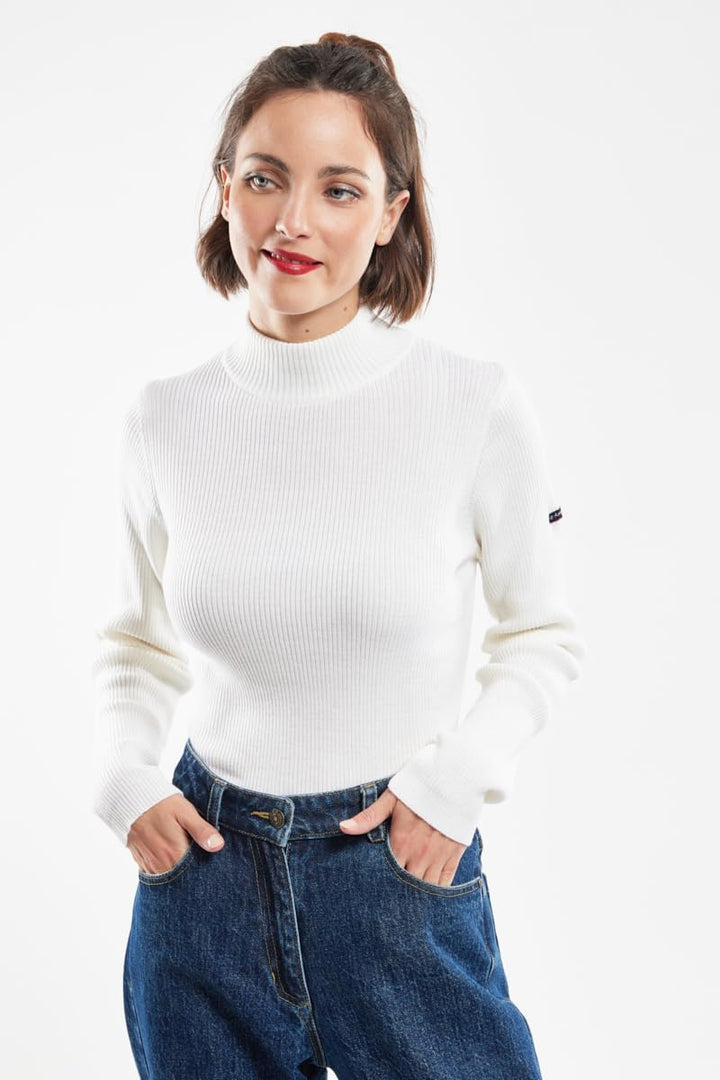 Armor Lux Damen Combourg Pullover 38 Milk, 38 Milk