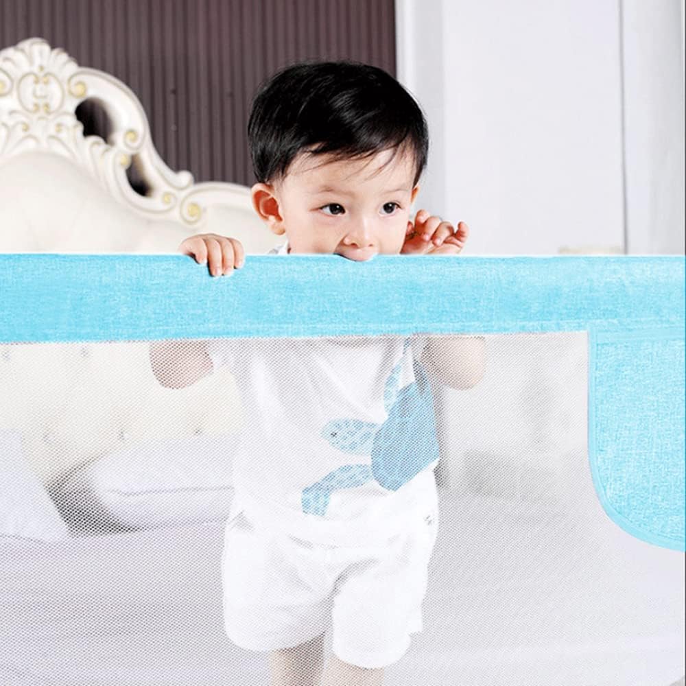 OHMG Bettgitter 180cm Bettschutzgitter Kinderbettgitter für Kinder Babybettgitter Klappbar,Kinderbet