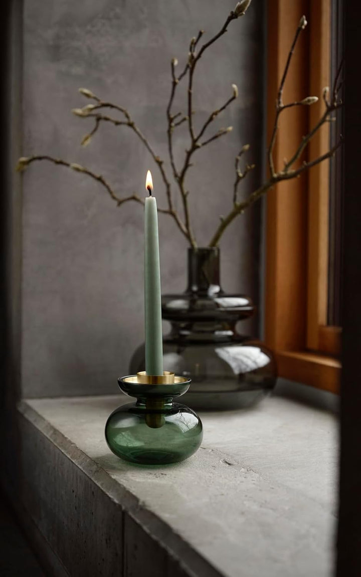 Zone Denmark Inu Vase, Durchm. 23 cm, Höhe 25 cm, Smoked Grey 25 cm Smoked Grey, 25 cm Smoked Grey