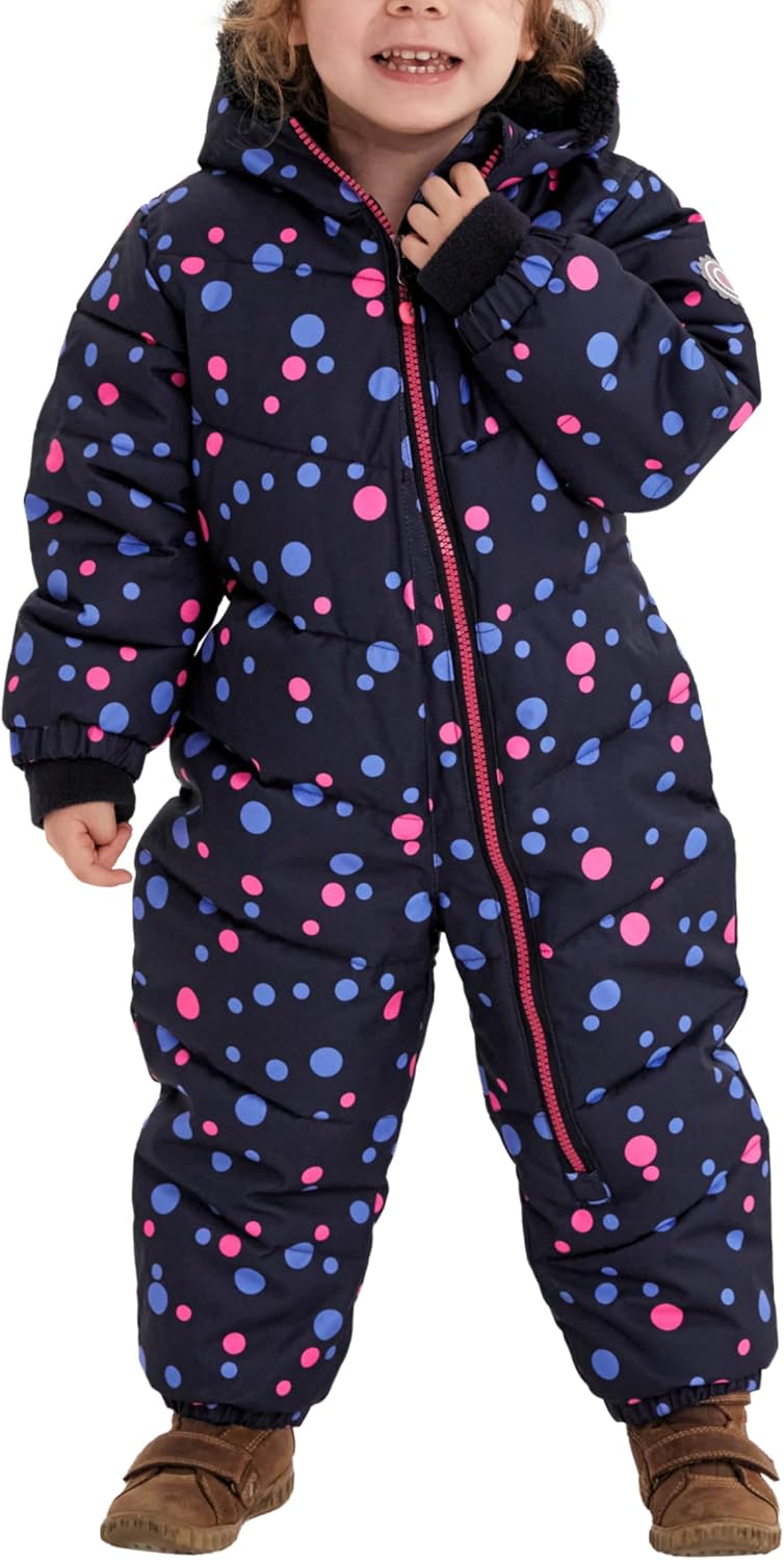 Killtec Unisex Kinder Karter Mini Overall In Daunenoptik Mit Kapuze 74-80 dunkelnavy, 74-80 dunkelna