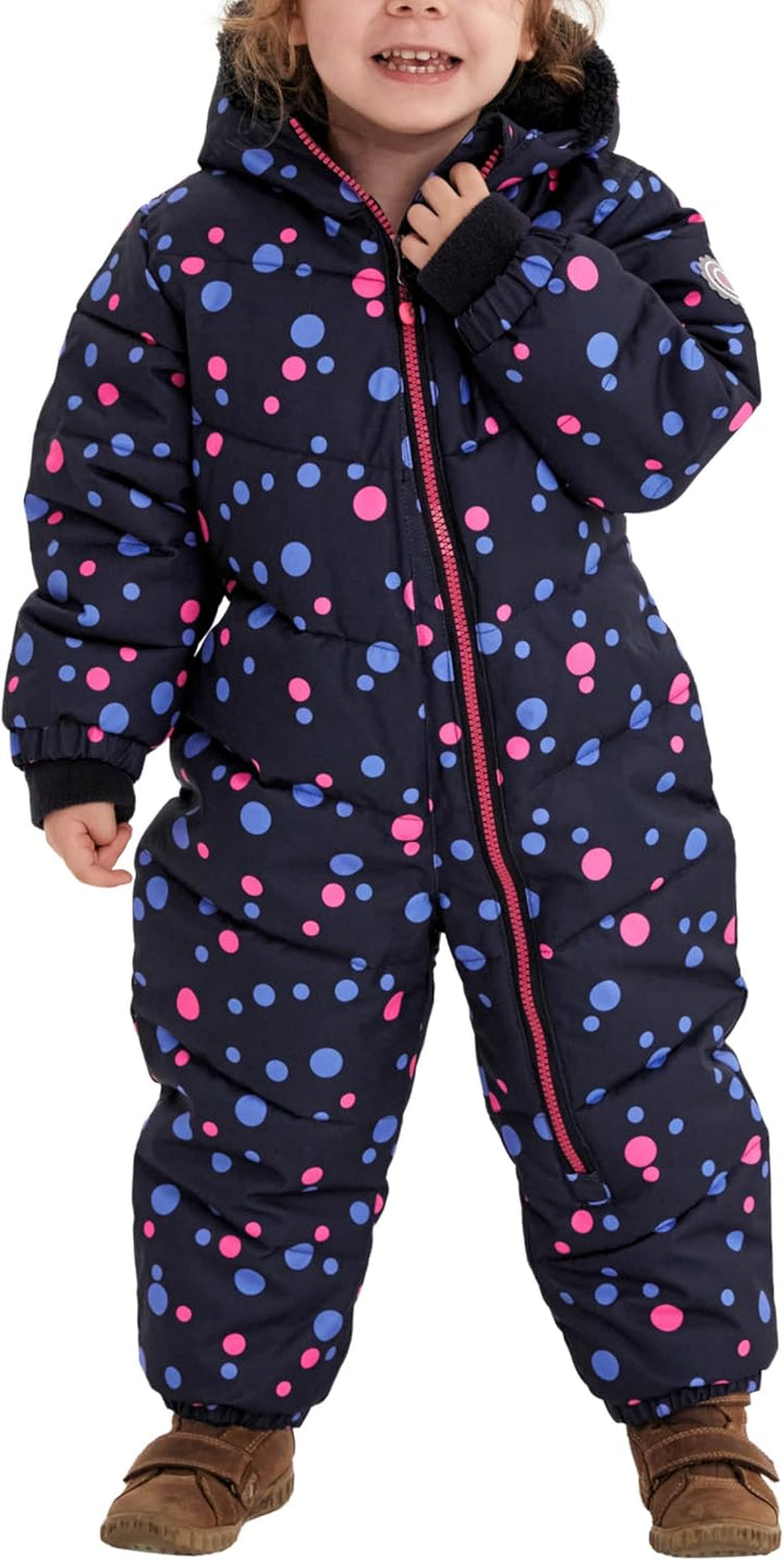 Killtec Unisex Kinder Karter Mini Overall In Daunenoptik Mit Kapuze 74-80 dunkelnavy, 74-80 dunkelna