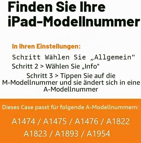 ZUGU iPad 9.7 Hülle 2018/2017 / Ipad Air 1, schlanke Schutzhülle für die iPad 9.7 5. / 6. Generation