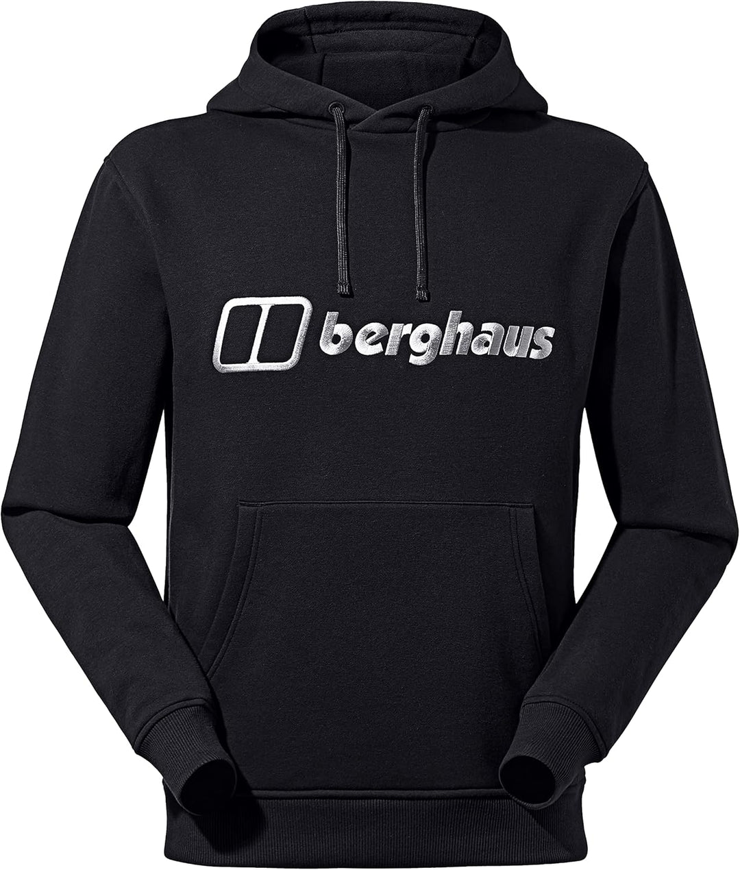 Berghaus Herren Logo Pullover Hoodie, Zusätzliche Wärme, Extra Bequem Fleece Jacket (1er Pack) S Sch