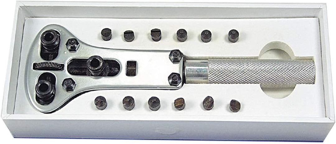 SELVA Gehäuseöffner – Uhrenöffner – Für Gehäuse-Ø bis ca. 60 mm – Anwendung: Armbanduhren mit aufges