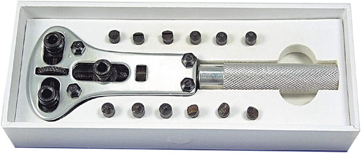 SELVA Gehäuseöffner – Uhrenöffner – Für Gehäuse-Ø bis ca. 60 mm – Anwendung: Armbanduhren mit aufges