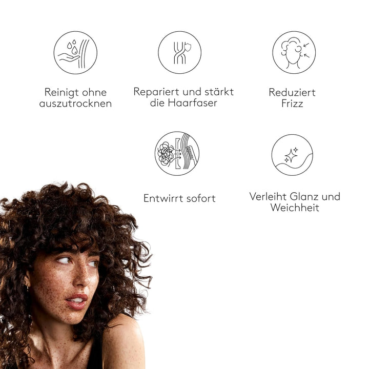 COCUNAT|Set Rich für trockenes, lockiges, strapaziertes oder gefärbtes Haar|Shampoo und natürliche P
