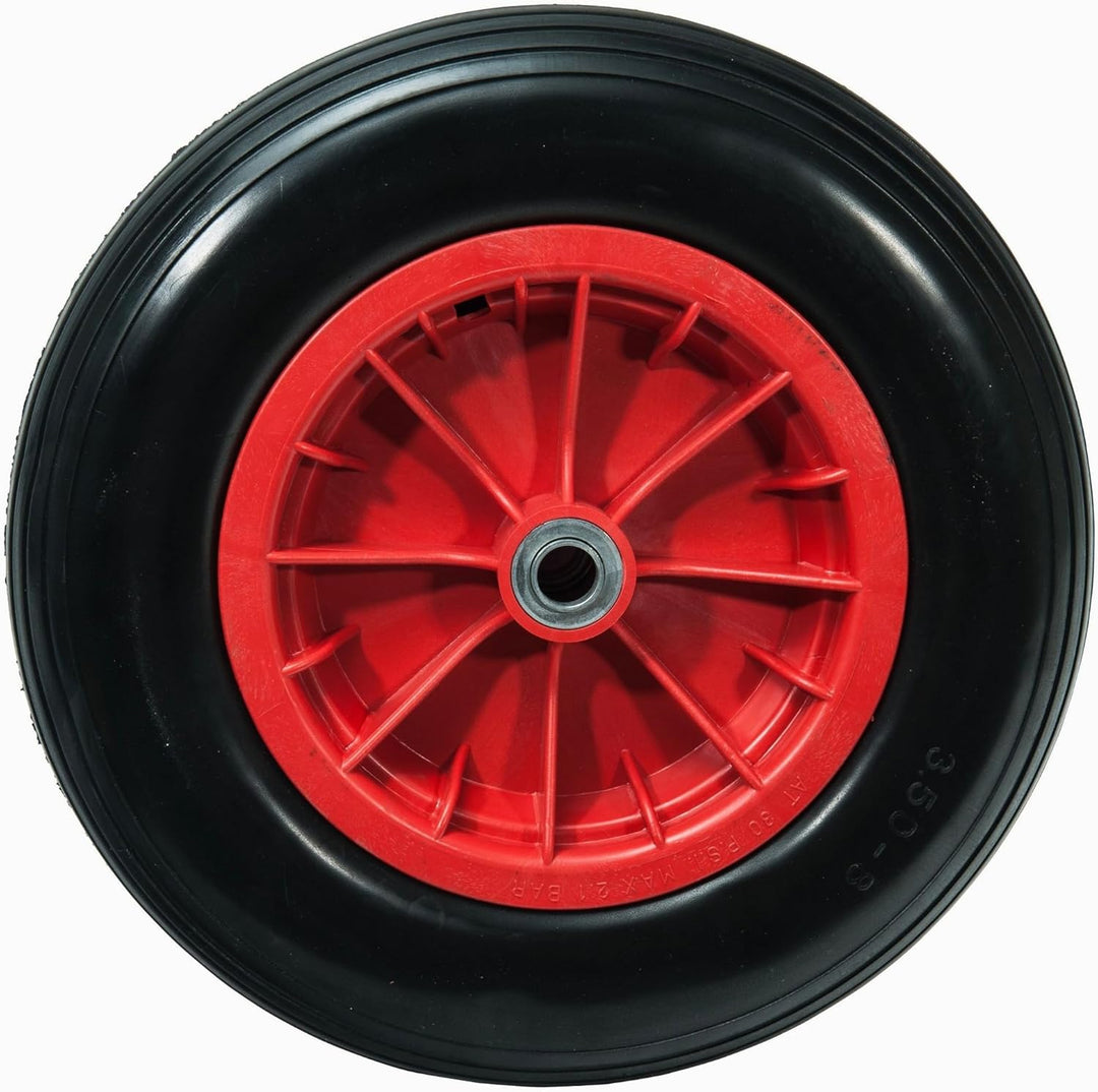 Pannensichere Räder 14'' 360x85 Bohrung 20 mm Bohrung 20 mm Rot, Bohrung 20 mm Rot