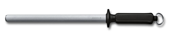 Victorinox Abziehstahl, Ovaler Wetzstahl zum Schärfen von Küchenmessern, 26 cm, Diamantbeschichtet,