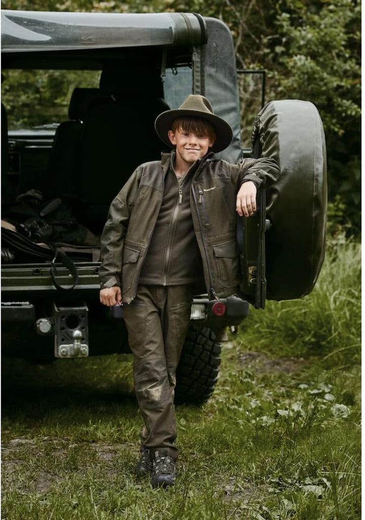 Deerhunter Unisex Youth Fleecejacke Chasse Einheitsgrösse Olive, Einheitsgrösse Olive