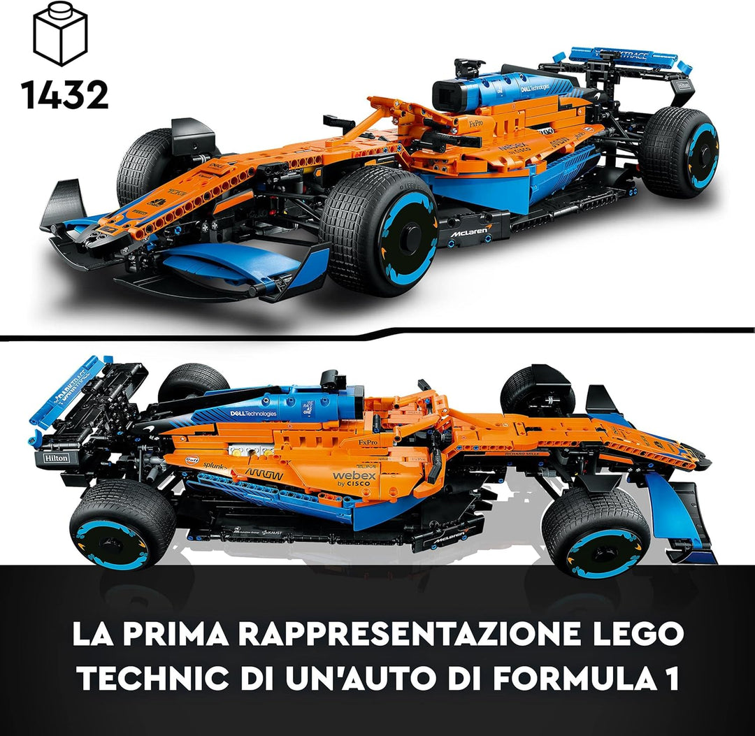 LEGO Technic McLaren Formel 1 Rennwagen & Technic Ford GT 2022 Auto-Modellbausatz für Erwachsene im