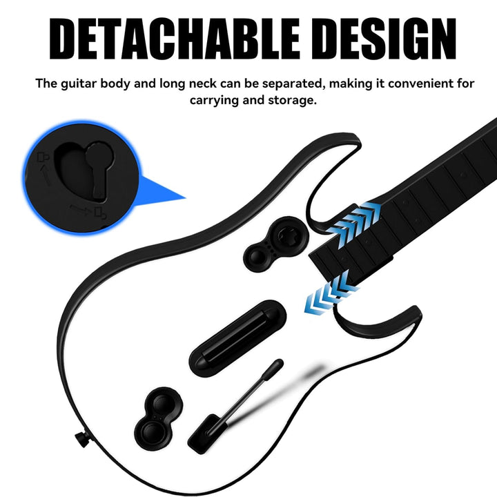 NBCP Wireless Rock Band Controller für XBOX-one/Xbox Series X/PC, kabellose Gitarre für Rock Band, F