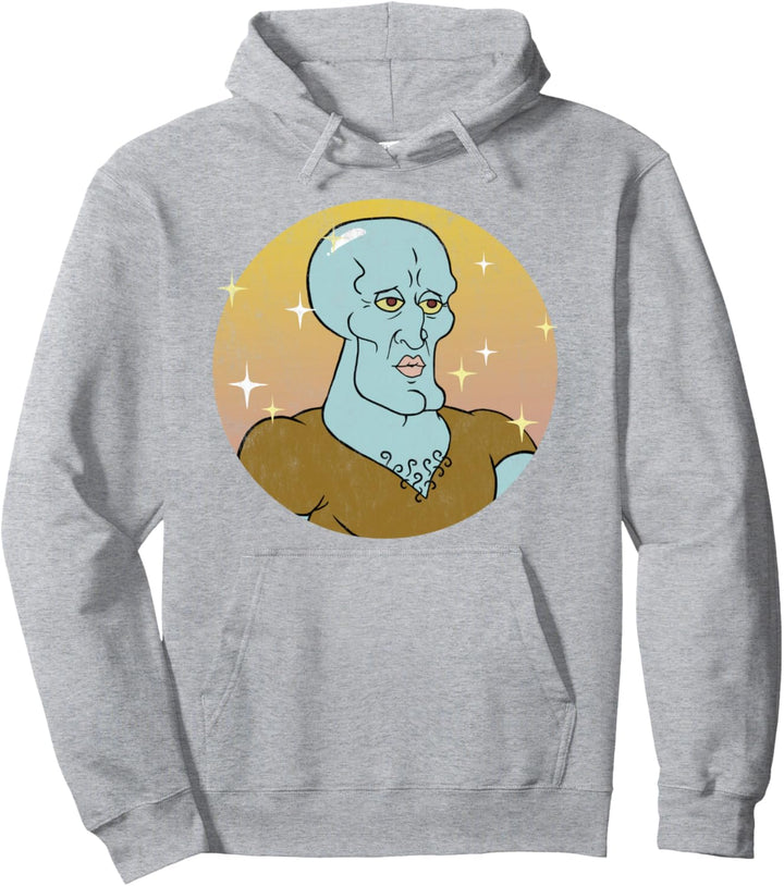 SpongeBob SquarePants Handsome Squidward Portrait Pullover Hoodie