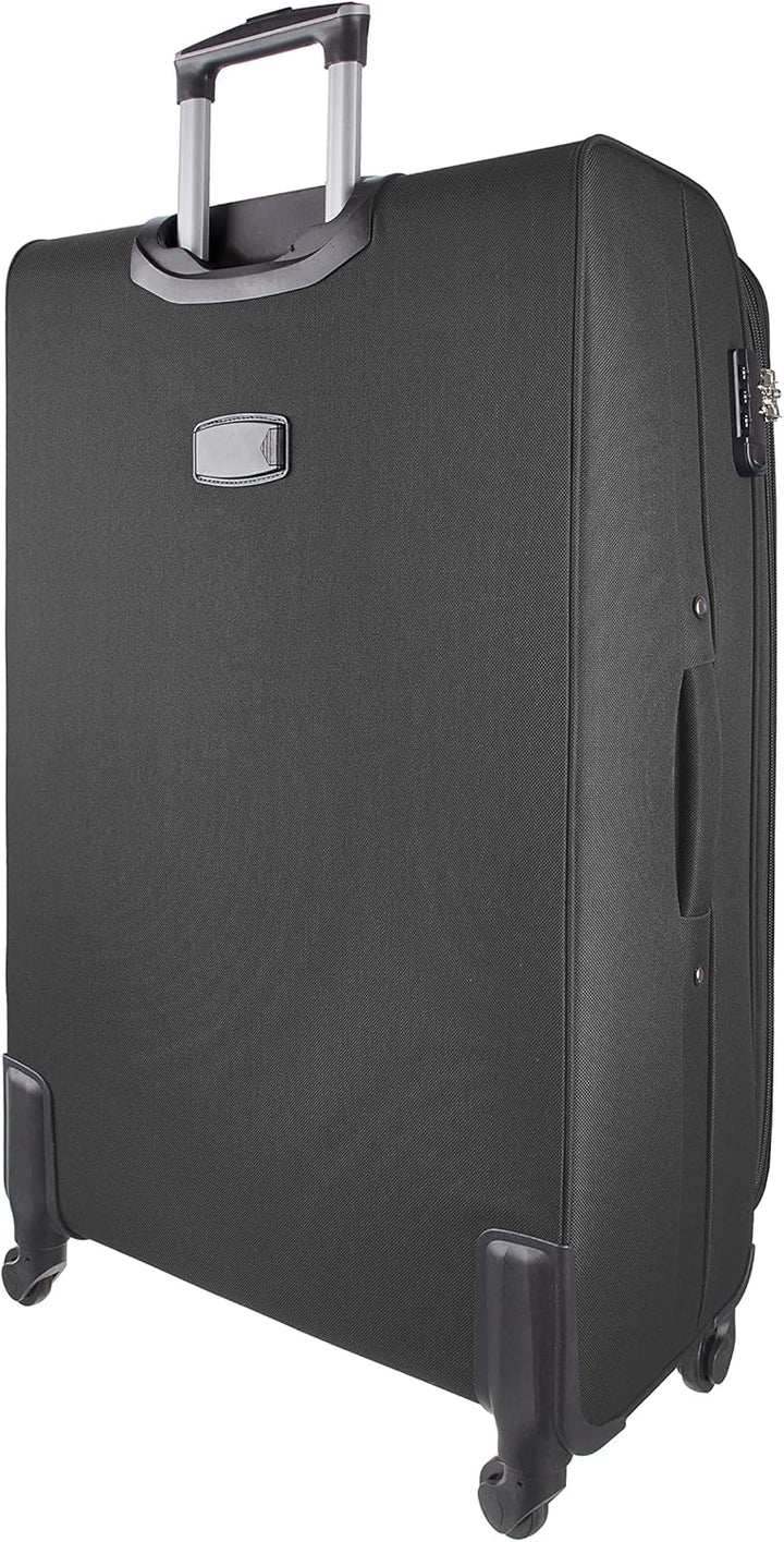 Goldhofer® Reisekoffer Set in 4 Grössen und 4 Farben (Schwarz), Schwarz