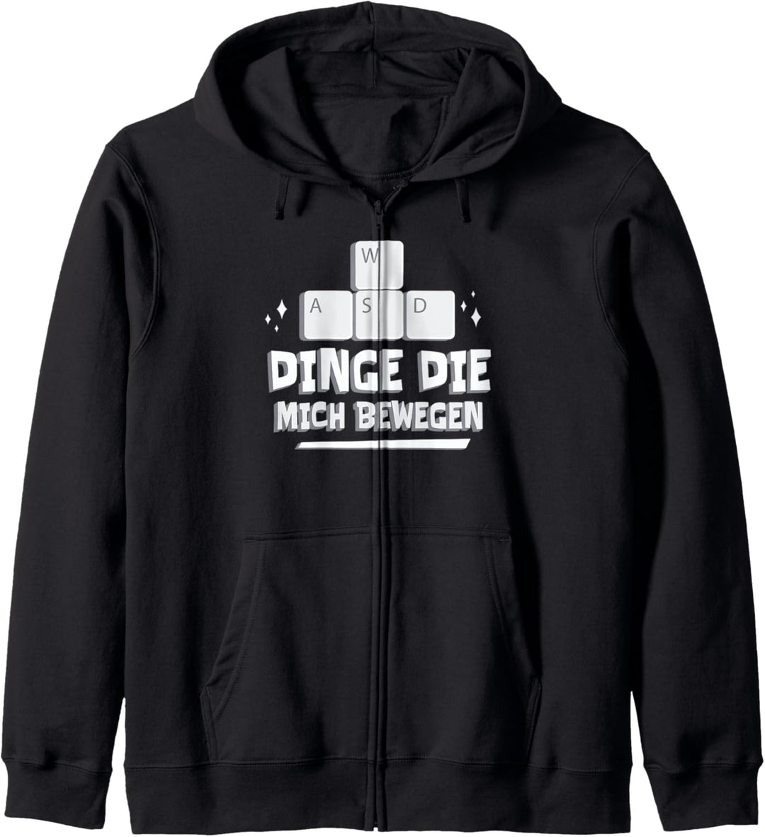 WASD Dinge Die Mich Bewegen Kapuzenjacke