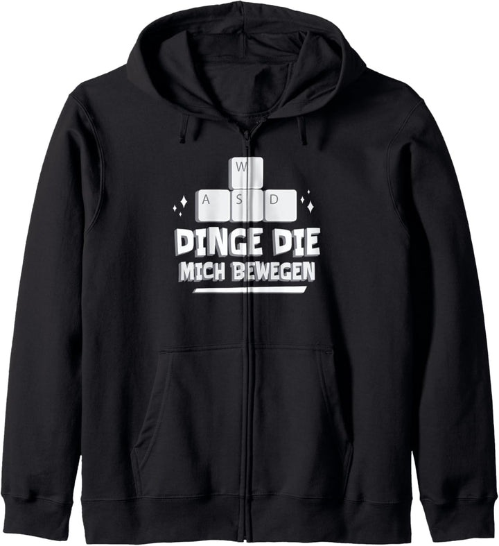 WASD Dinge Die Mich Bewegen Kapuzenjacke