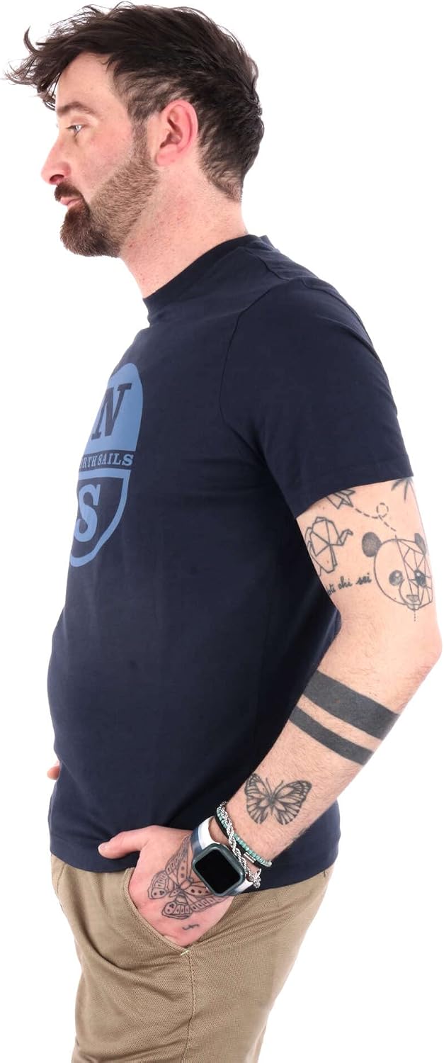 NORTH SAILS Herren T-Shirt W/Graphic Tshirt XL Marineblau, XL Marineblau
