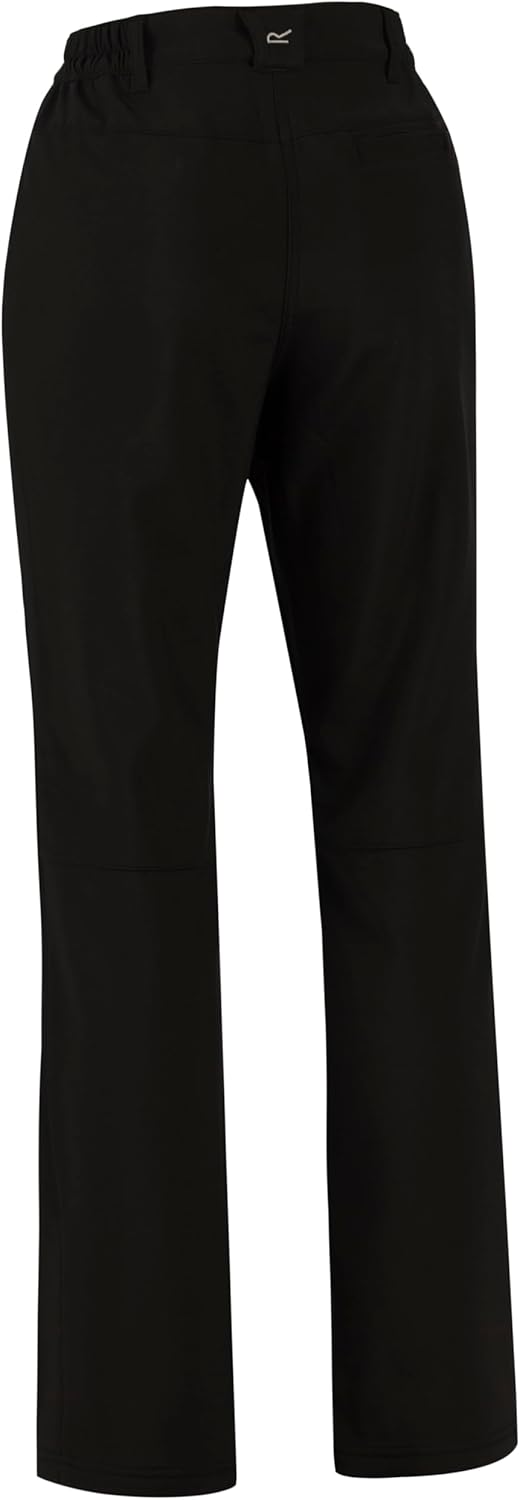 Regatta Fenton Damen Softshell-Wanderhose, Marineblau 36 Schwarz, 36 Schwarz