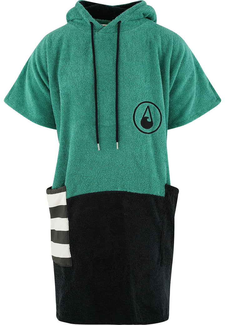 WAVE HAWAII Poncho Faro Surfponcho 100% Baumwolle für Körpergrössen von 160-190 cm Umkleidehilfe für