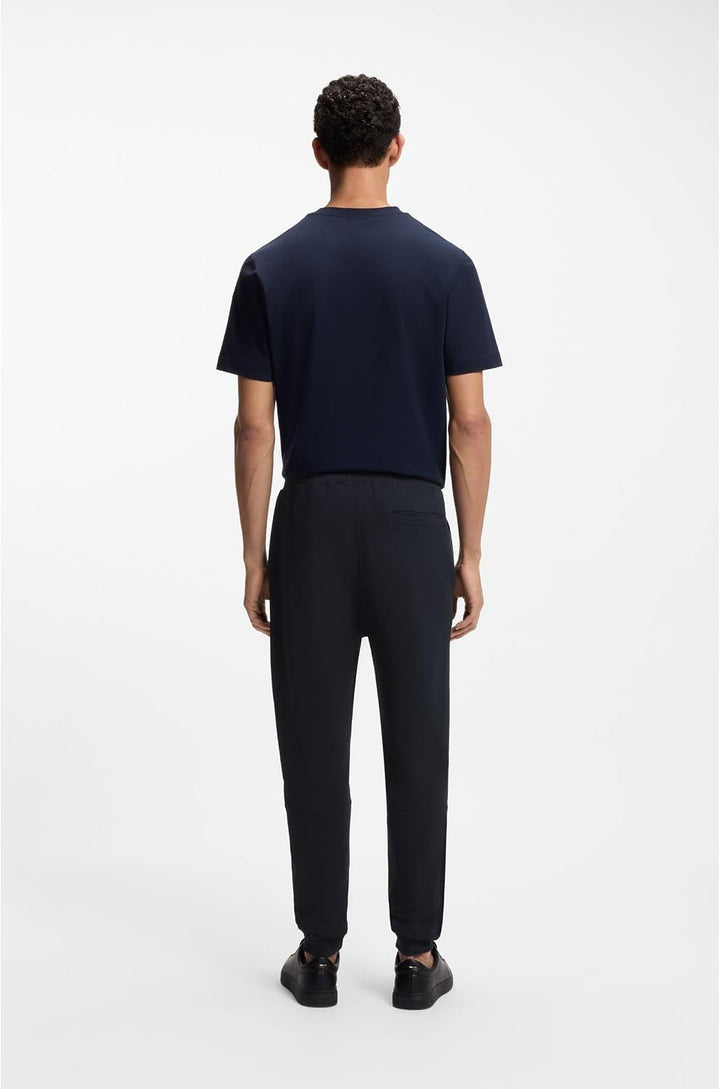 BOSS Herren Sestart Jogginghose aus Baumwoll-Terry mit Logo-Aufnäher 4XL Dark Blue404, 4XL Dark Blue