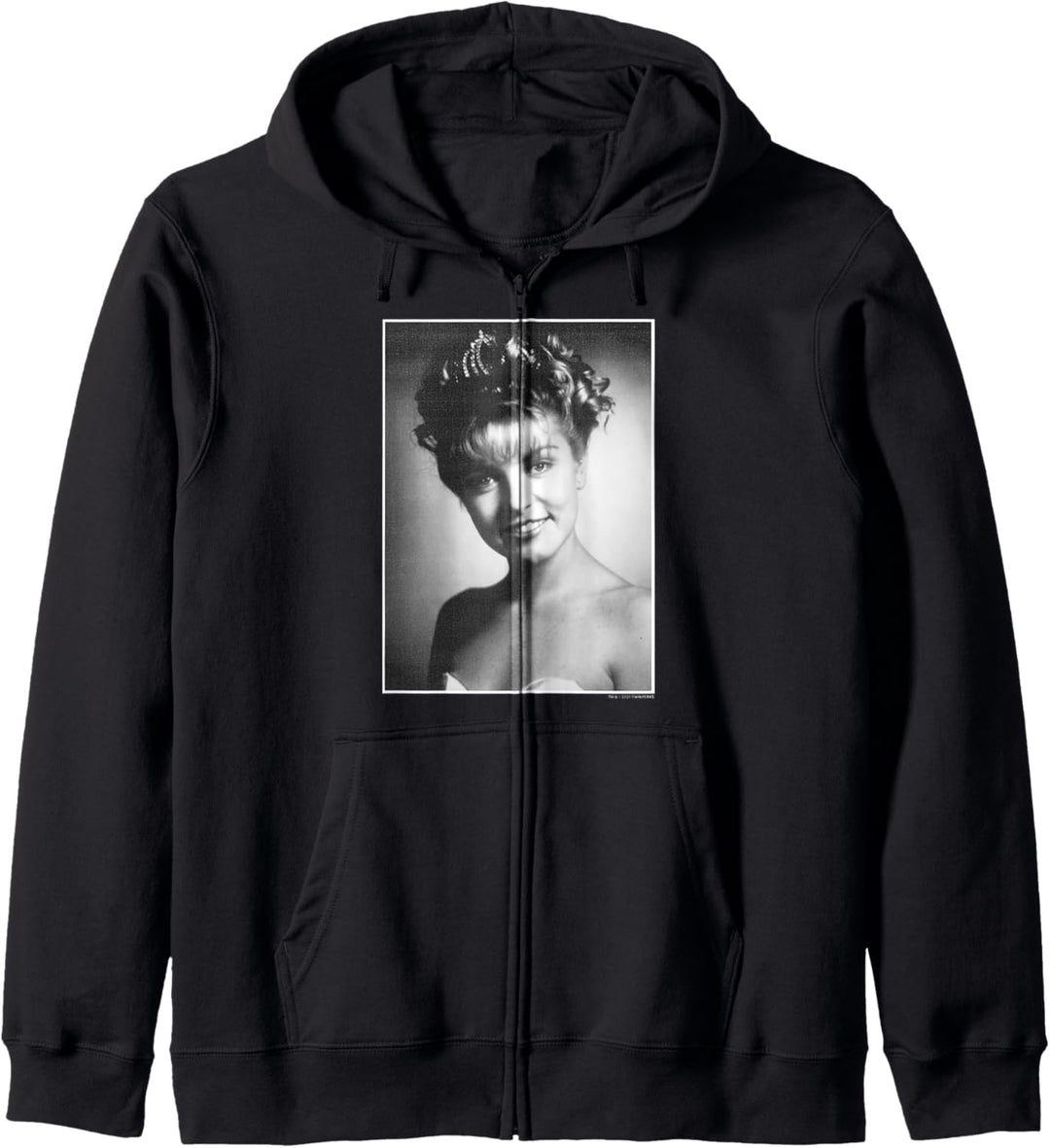 Twin Peaks Laura Palmer Black & White Foto Kapuzenjacke