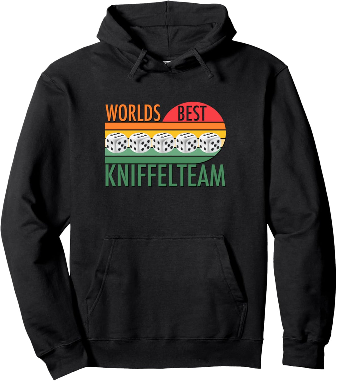 Lustige Retro Grafik Für Damen Herren Team Vintage Kniffel Pullover Hoodie