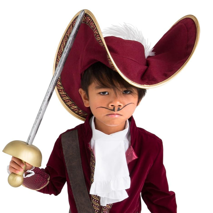 Disney Store Official Kapitän Haken Piratenhut - Accessoires für Kinderkostüme