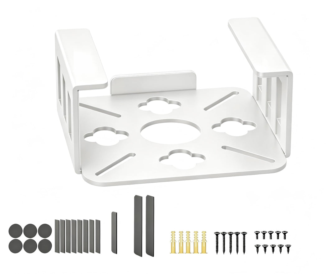 Wandhalterung für Mac mini M4/M4 Pro | Host-Aufbewahrungsbox unter dem Bürotisch, VESA-Wandmontage,