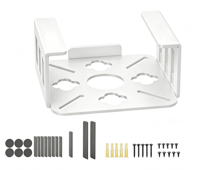 Wandhalterung für Mac mini M4/M4 Pro | Host-Aufbewahrungsbox unter dem Bürotisch, VESA-Wandmontage,