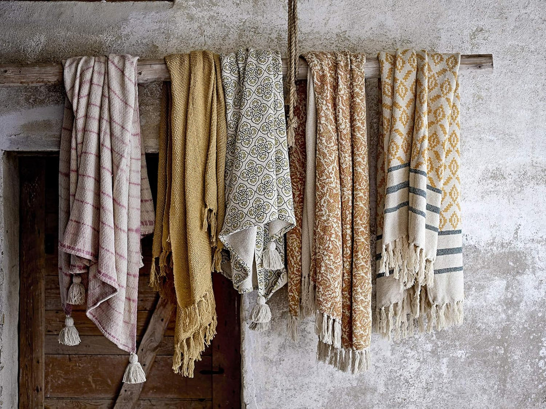 Bloomingville Tagesdecke, rosa, Cotton, Rosa