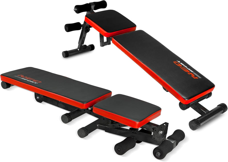 Hantelbank Bank Neo-Sport NS-03 Trainingsbank FITNESSGERÄT RÜCKENTRAINER BAUCHTRAINER SITUP