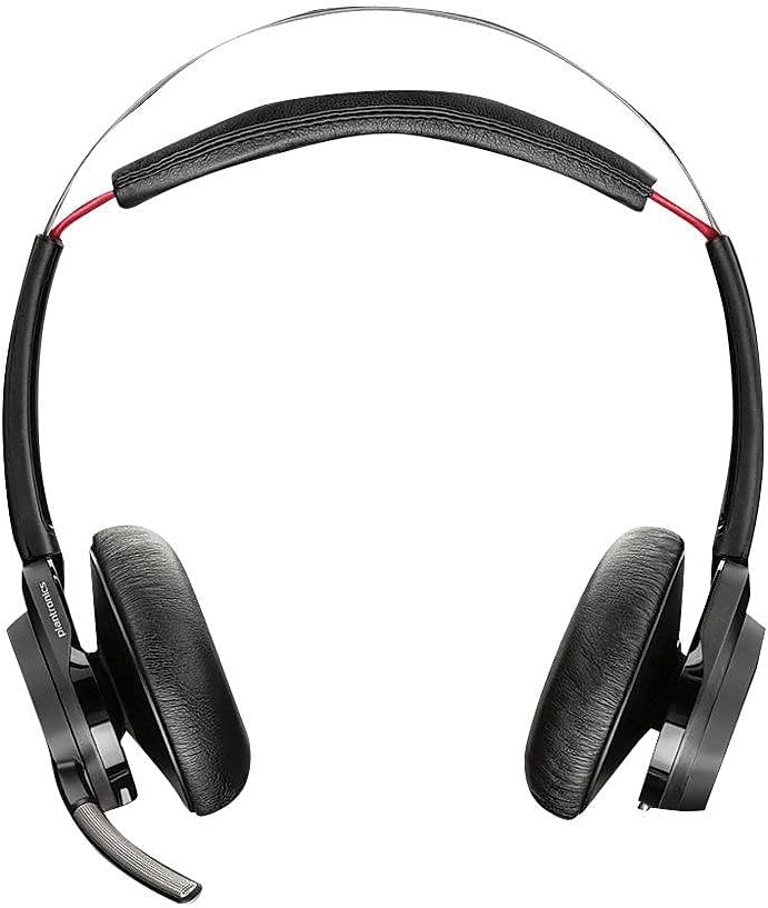 Plantronics - Voyager Focus UC (Poly) - Bluetooth Dual-Ear (Stereo) Headset mit Boom Mic -USB-A Acti