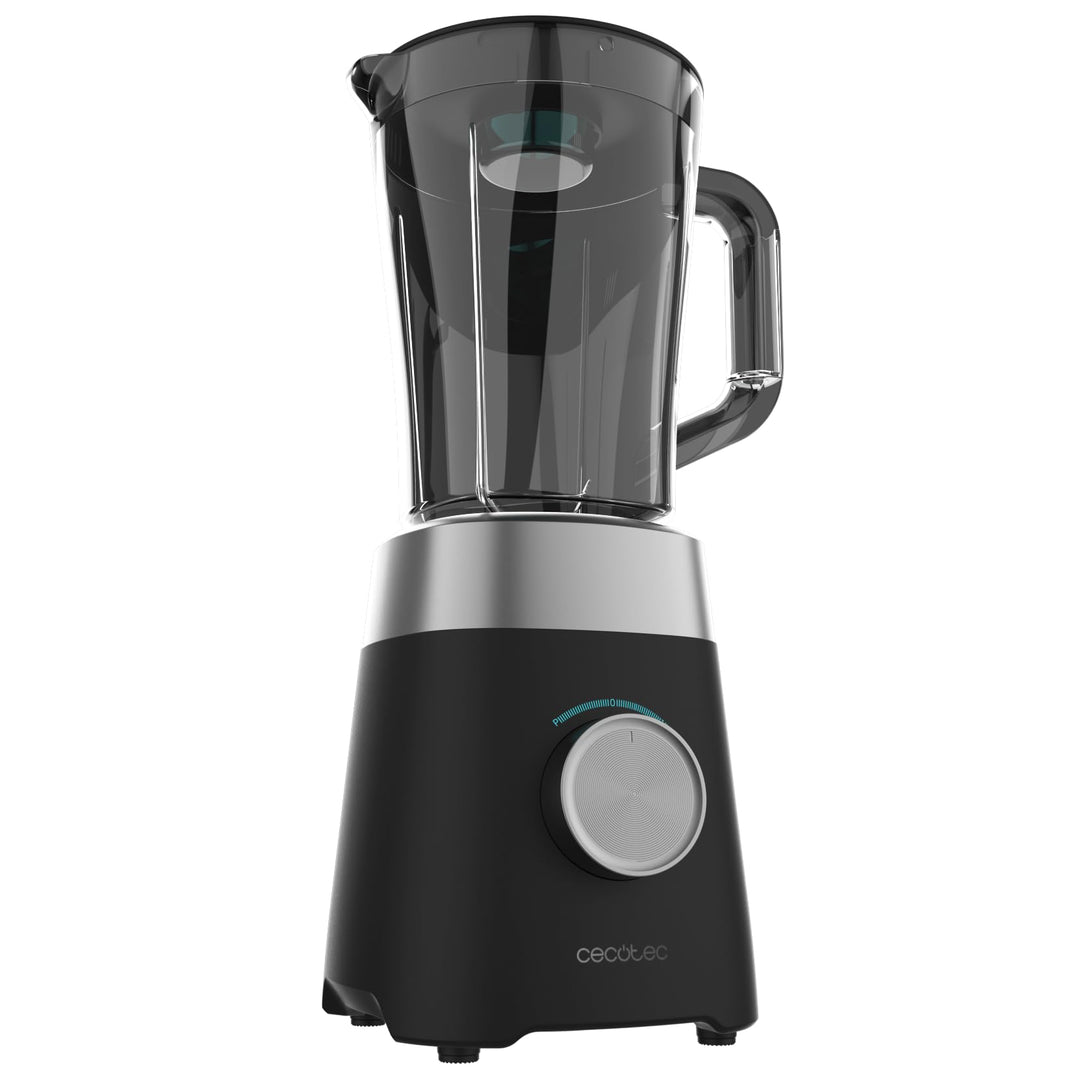 Cecotec Standmixer Power Black Titanium 1300MAX B Pro, 1300 W, 20.000 U/min, 2 Stufen + Pulse, 1,5 l
