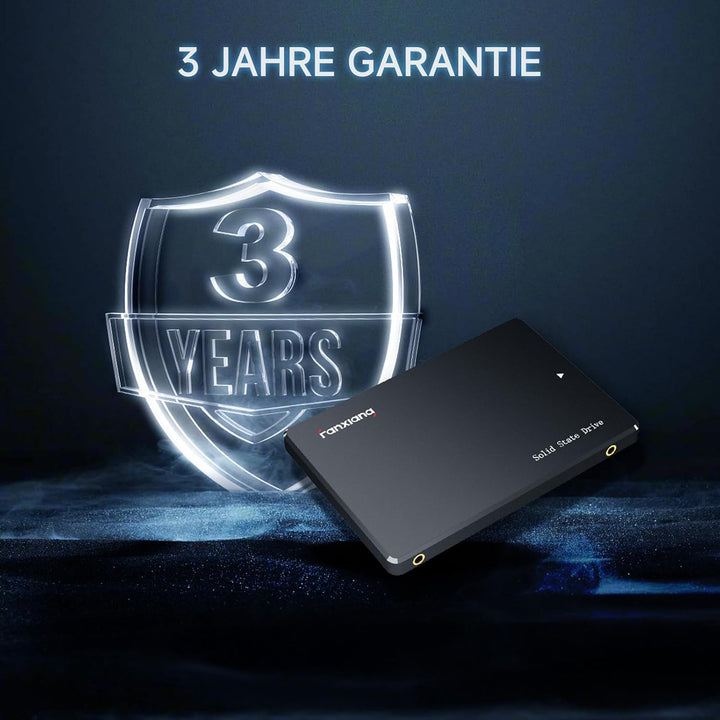 fanxiang SATA SSD 2TB 2,5 Zoll Interne SSD 550 MB/s Lesen, 500 MB/s Schreiben, Festplatte für schnel