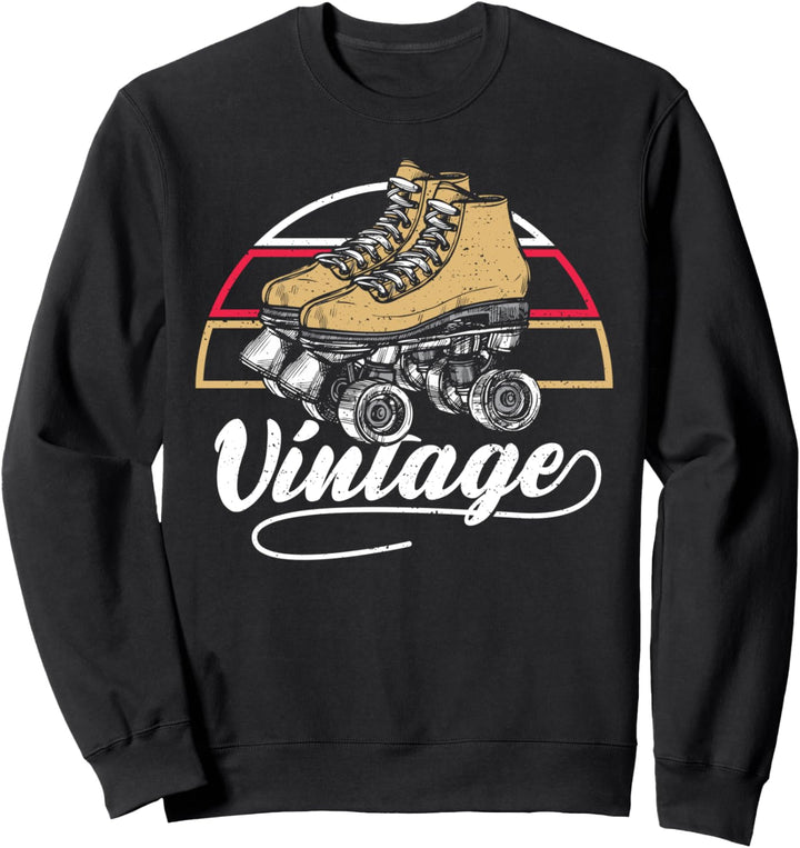 Rollschuhe: Vintage - Rollschuhe Sweatshirt