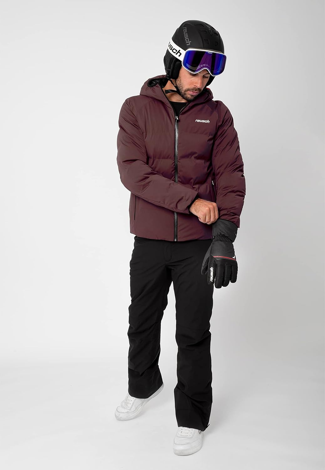 Reusch Herren Snow King Garantiert Winddichte und Extra Atmungsaktive Skihandschuhe Softshellhandsch