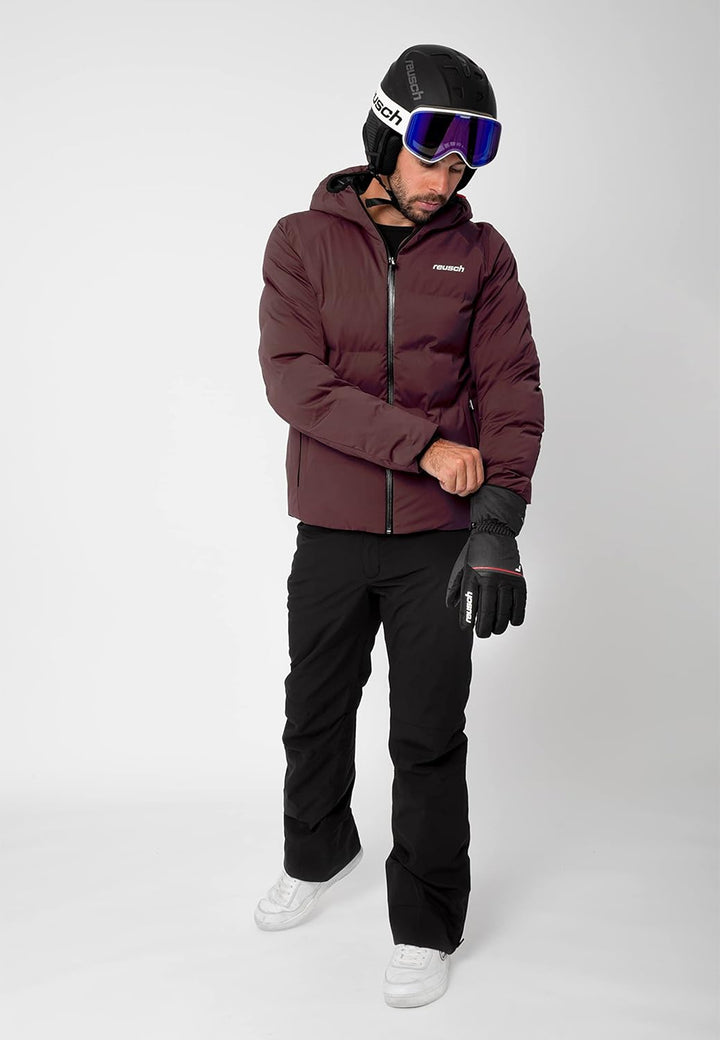 Reusch Herren Snow King Garantiert Winddichte und Extra Atmungsaktive Skihandschuhe Softshellhandsch
