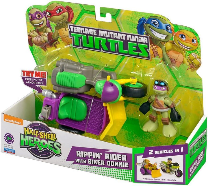 Teenage Mutant Ninja Turtles 14096702 14096702-Rippin' Rider mit Biker Donnie, Science Fiction Fanta