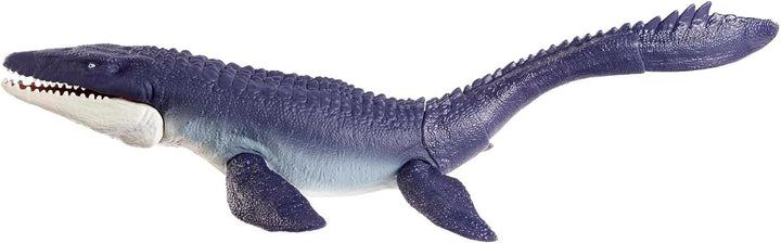 Jurassic World HNJ57 - Dominion Mosasaurus Dinosaurier Action-Figur, 70 cm gross mit beweglichen Gel