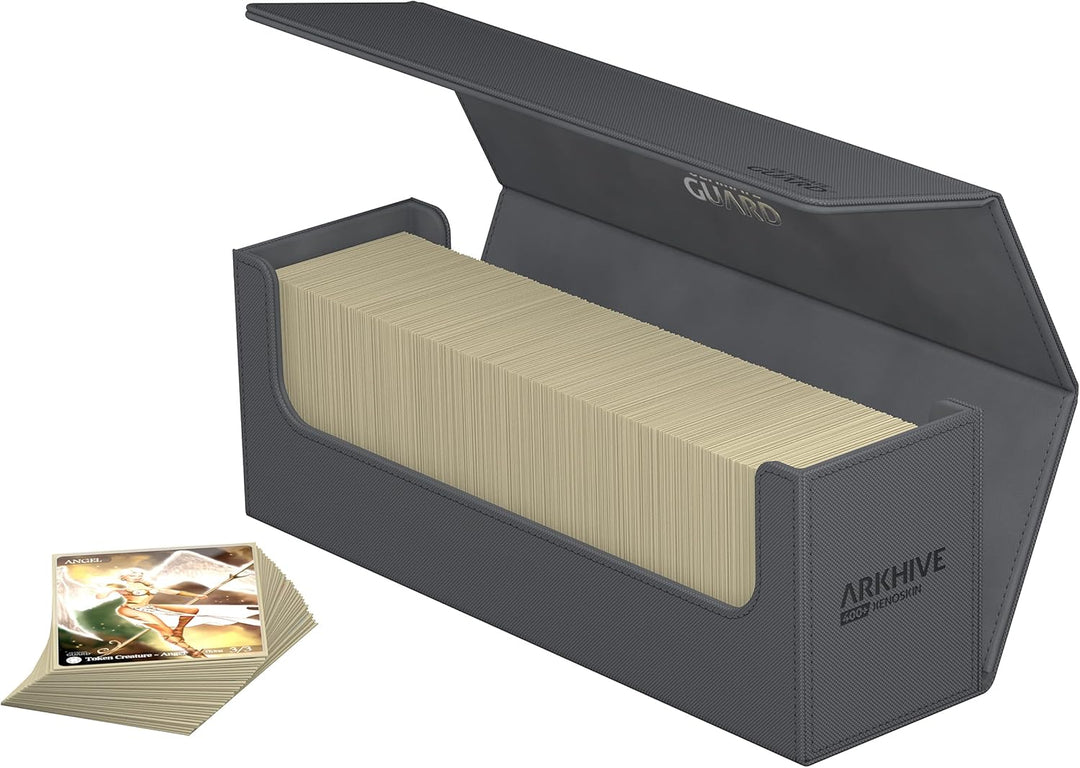 Ultimate Guard Arkhive 400+ XenoSkin Monocolor Kartenbox, Arkhive Monocolor 400+:Grau, Grau