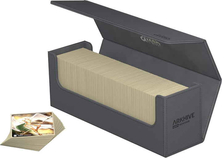 Ultimate Guard Arkhive 400+ XenoSkin Monocolor Kartenbox, Arkhive Monocolor 400+:Grau, Grau